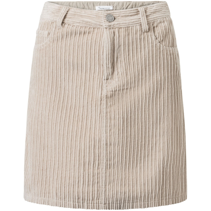 KCA 2040009 Irregular corduroy skirt 1228 light feather gray women