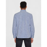 KCA 1090005 Regular linen shirt 1001 Total eclipse men