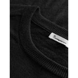 KCA 1080015 Cotton hemp mix O-neck single knit 1300 black jet men