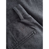 KCA 1070043 Chuck regular flannel chino pants 1402 gray pinstripe men