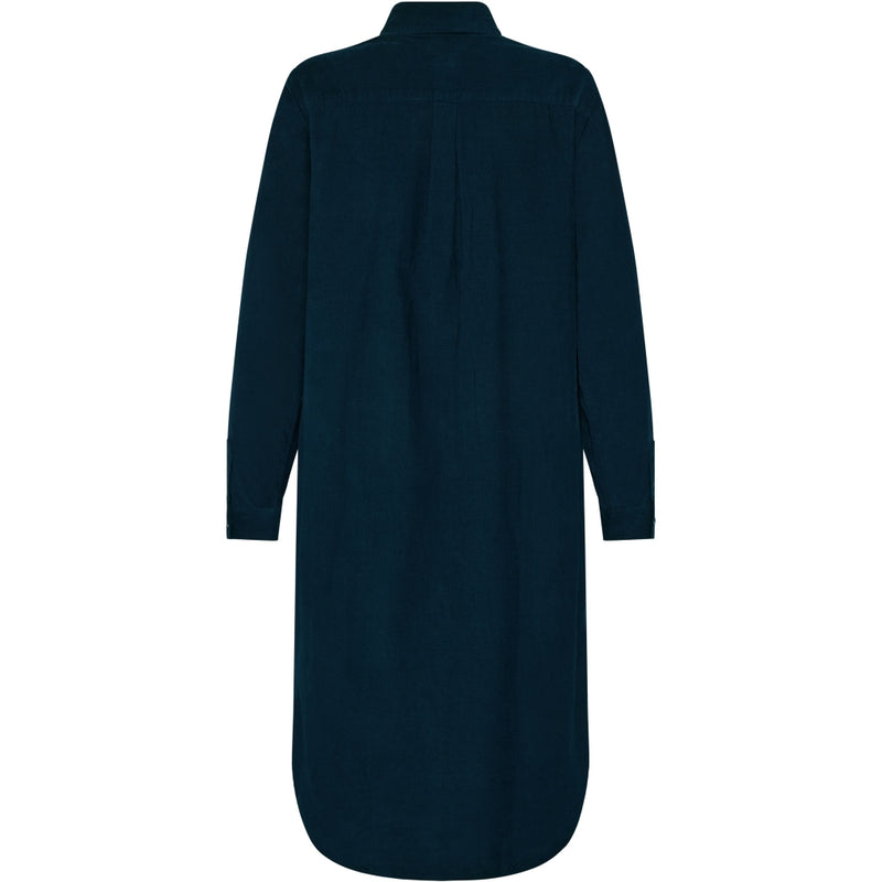 KCA 2200035 Organic cotton corduroy dress 1001 Total eclipse women