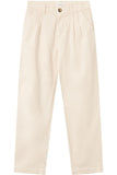 KCA 2070032 Posey wide high-rise twill pants 1348 buttercream women