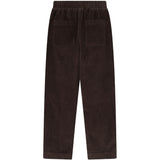 KCA 2070029 Chloe barrel high-rise babycord elastic waistband pants 1394 chocolate plum women