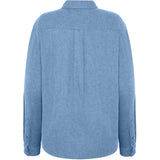 KCA 2090057 Organic cotton flannel shirt 1188 dark denim women