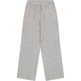 KCA 2070094 Posey wide linen pants 8035 dark brown stripe women