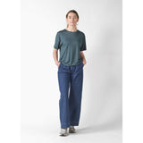 KLITMØLLER Rose lyocell tee moss green women