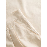 KCA 2070032 Posey wide high-rise twill pants 1348 buttercream women