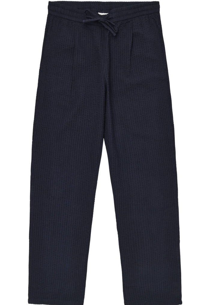 KCA 1070100 Fig loose seersucker pants 1412 night sky men