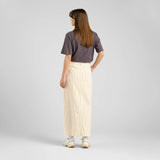 DEDICATED Finsta skirt work stripe yellow women