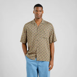 DEDICATED Marstrand medallion shirt ditsy green men