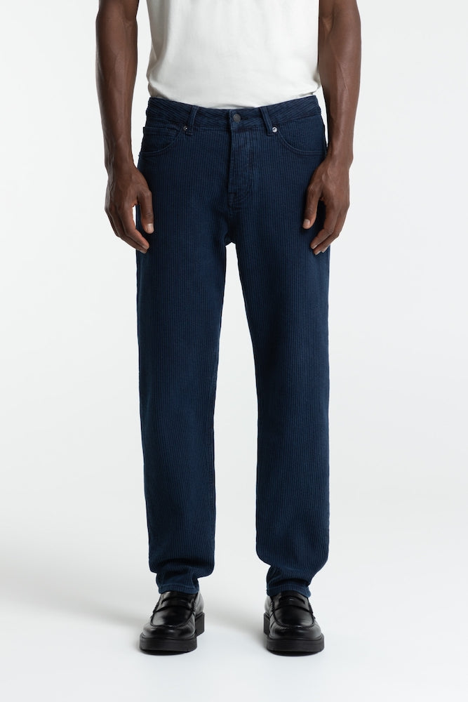 KINGS OF INDIGO Sushan pants mid indigo cord men