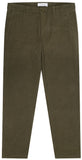 KCA 1070076 Chuck regular flannel chino pants 1100 dark olive men