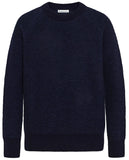 KCA 1080138 Lambswool crew neck jumper 1001 total eclipse men