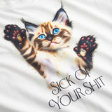DEDICATED Vadstena Sick of your t-shirt white women
