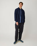 KCA 1090195 Dune regular merino check shirt 7036 navy men