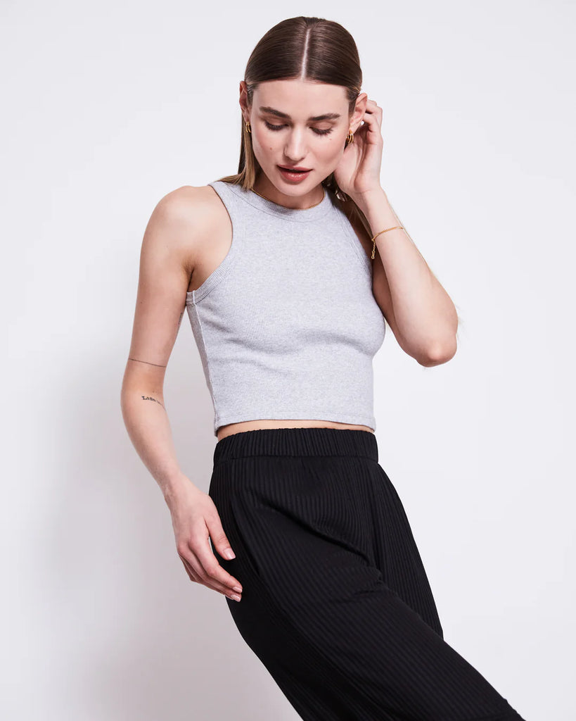 JAN 'N JUNE Porto tank top light grey women