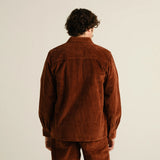 DEDICATED Kil corduroy shirt cappuccino brown men