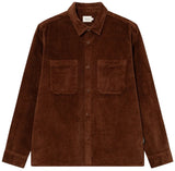 DEDICATED Kil corduroy shirt cappuccino brown men