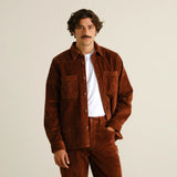 DEDICATED Kil corduroy shirt cappuccino brown men