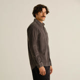 DEDICATED Varberg corduroy shirt rock grey men