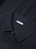 KCA 1190075 Twill zip overshirt 1001 total eclipse men