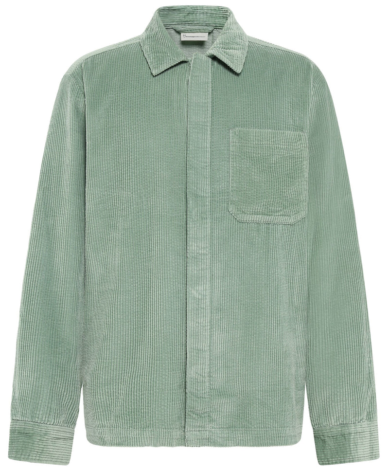 KCA 1190087 Corduroy overshirt 1396 lily pad men