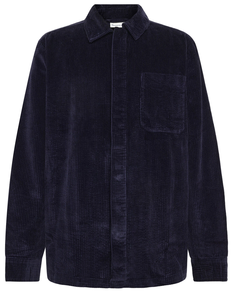 KCA 1190087 Corduroy overshirt 1412 night sky men