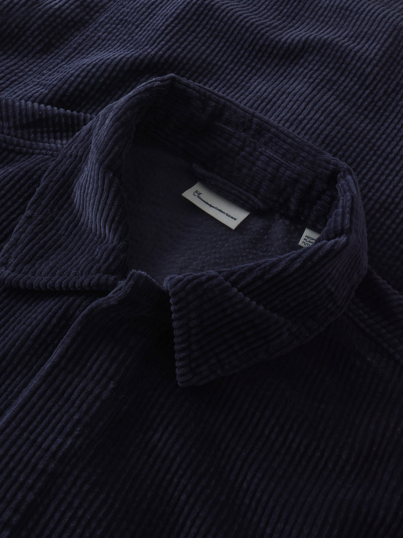 KCA 1190087 Corduroy overshirt 1412 night sky men