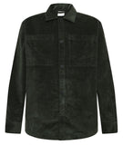 KCA 1190096 Loose corduroy overshirt 1090 forest night men