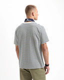KUYICHI Liam striped t-shirt woodland grey off white men