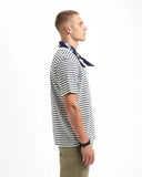 KUYICHI Liam striped t-shirt woodland grey off white men