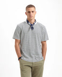 KUYICHI Liam striped t-shirt woodland grey off white men