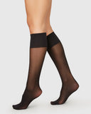 SWEDISH STOCKINGS Elin 2-pack premium knee-highs black 20 den