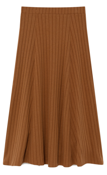THINKING MU Trash Satis skirt camel Women