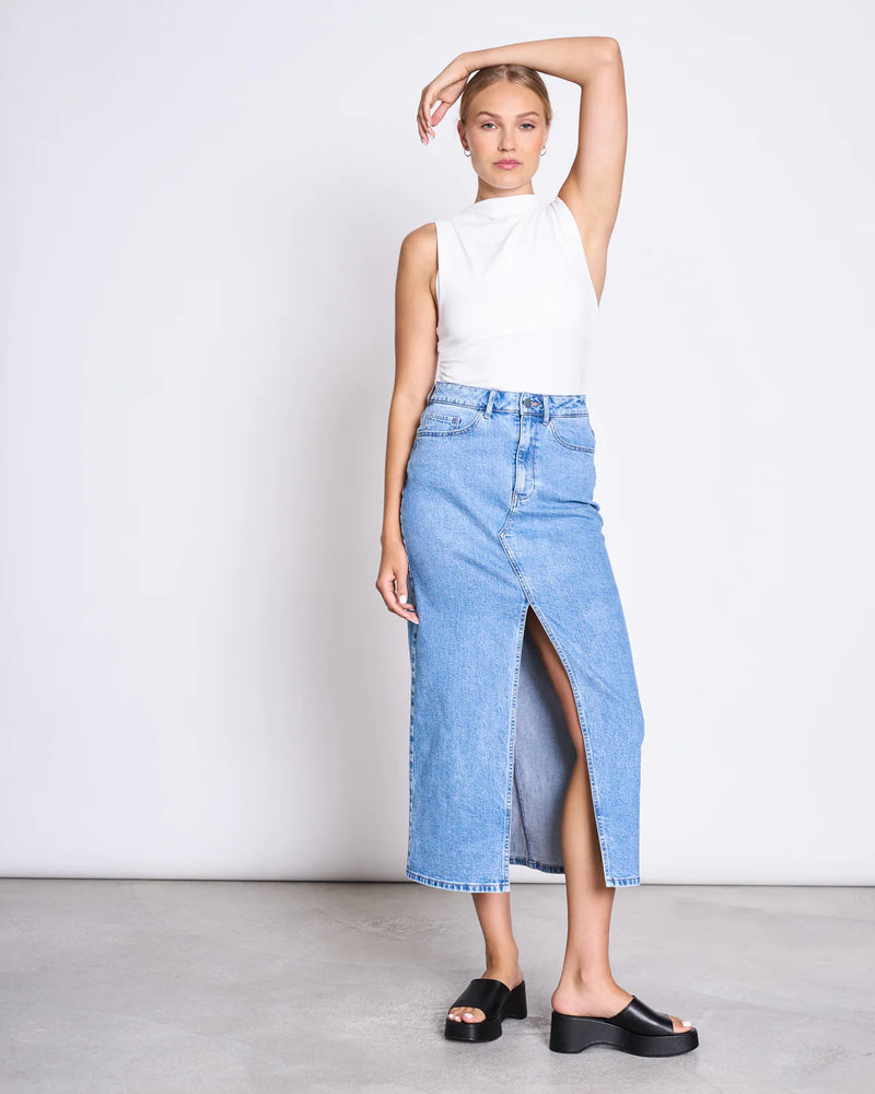 JAN 'N JUNE Luce skirt light blue women