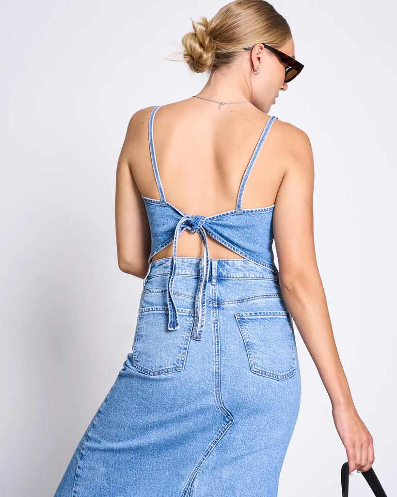 JAN 'N JUNE Luce skirt light blue women