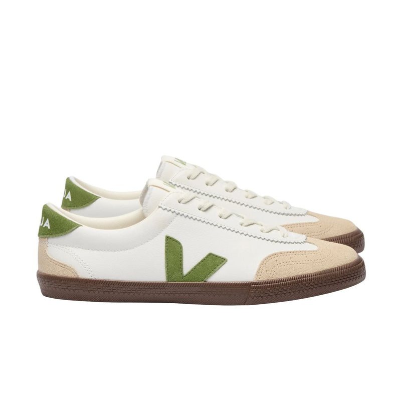VEJA Volley leather white kiwi bark women