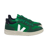 VEJA V-10 suede emeraude pierre black men