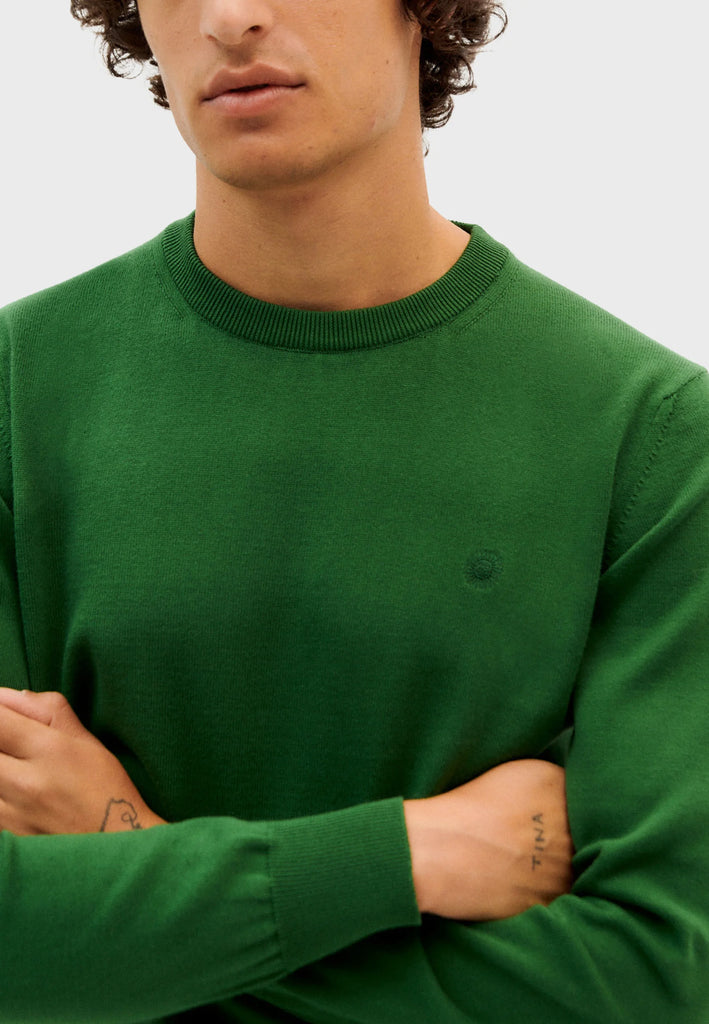 THINKING MU Orlando knit jumper green men