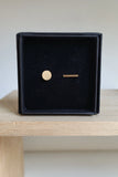 SEW A SONG Circle and bar stud earrings gold plated