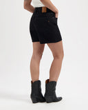 KUYICHI Demi shorts washed black women