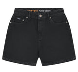 KUYICHI Demi shorts washed black women