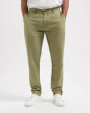 KUYICHI Darren linen chino army green men