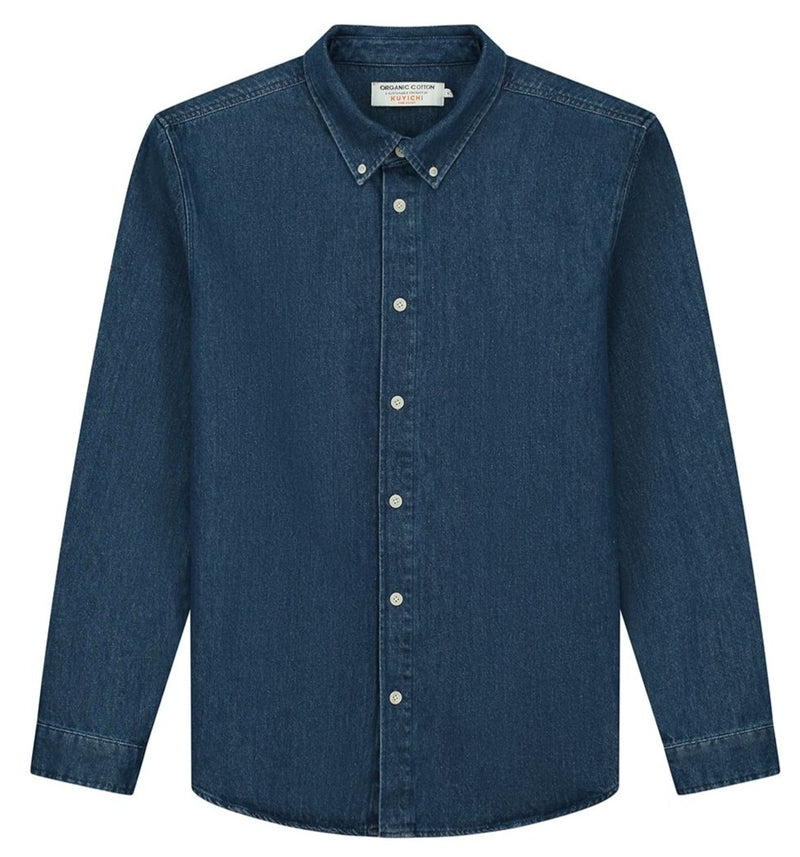 KUYICHI Sawyer denim shirt washed indigo men