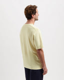 KUYICHI Liam linen t-shirt faded yellow men