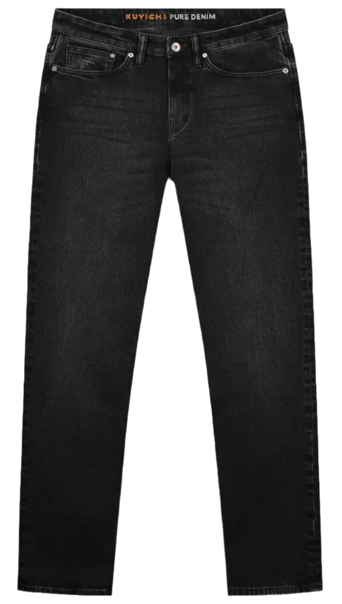 KUYICHI Scott regular jeans vintage black men