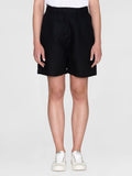 KCA 2050015 Posey wide high-rise linen shorts 1300 black jet women