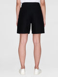 KCA 2050015 Posey wide high-rise linen shorts 1300 black jet women