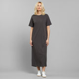 DEDICATED Lammhult t-shirt dress charcoal women