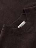 KCA 2080090 Lambswool crew neck jumper 1487 chocolate tarte women